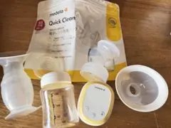medela◎電動搾乳器セット 除菌バッグのおまけ付き