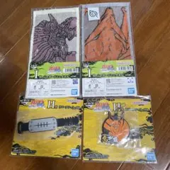 NARUTO 一番くじ ジャガードミニタオル ラバーアソート　4点セット