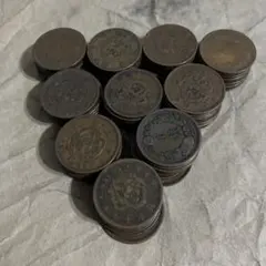 竜半銭銅貨　100枚のサムネイル