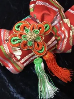 昭和レトロ　七五三 帯