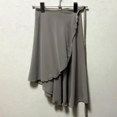 バレエ用アシンメトリースカート ベージュ