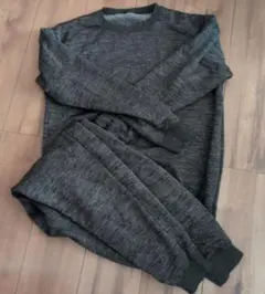 ダークグレー 裏起毛スウェットセット　Lサイズ