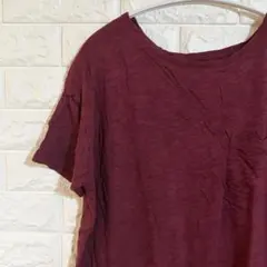 オールドネイビー Tシャツ クルーネック 半袖 無地 L 綿 モダールのサムネイル