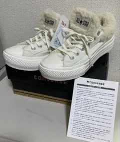 新品★Converse All Star ボア スニーカー 23.5cm