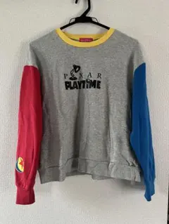 【ディズニー】PIXAR PLAYTIME スウェット トレーナー　M〜Lサイズのサムネイル