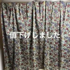 フルーツ柄の一軒用、一枚 遮光カーテン