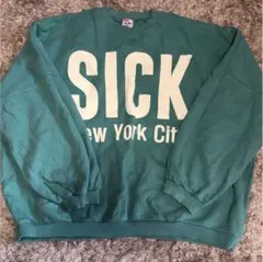 韓国 トレーナー 青 レディース 韓国ファッション