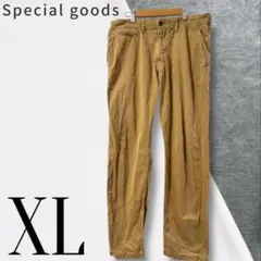 「即日発送」XL UNIQLOベージュ チノパン　ストレートスラックス