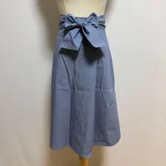 UNTITLEDベルトリボン　フレアスカート（0）ブルー系　春夏のサムネイル