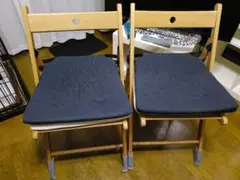 IKEA イケア TERJE テリエ 折りたたみチェア 白 4脚セット - メルカリ