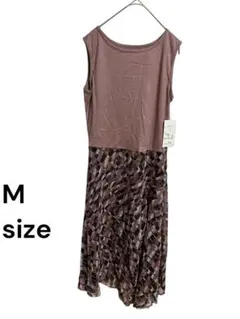 JB ノースリーブワンピース　透け感あり