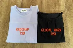 RADCHAP GLOBAL WORK Tシャツ 2枚セット 120