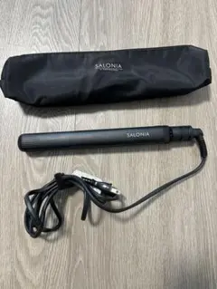 サロニア ストレートヘアアイロン ポーチ付き