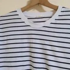 ボーダー長袖Ｔシャツ Lのサムネイル