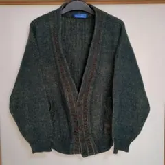 MONSIEUR PARIS ダークグリーン カーディガン