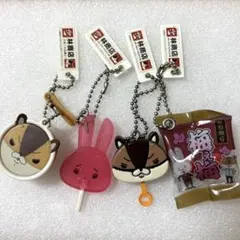 헤세이 레트로 紙兎ロペ 林商店 ミニチュアストラップ 4種セット アキラ先輩