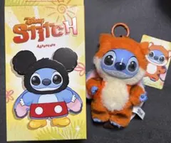 ミッキー】popmart スティッチ アドベンチャー ぬいぐるみ ペンダント