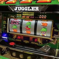 【ボタン擦れ少美品】アイムジャグラー　パチスロ　実機 6号機　緑パネルのサムネイル