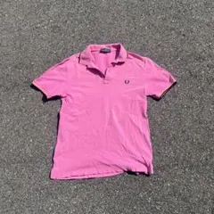 イギリス限定販売　2001年製FRED PERRY ポロシャツ ピンクのサムネイル
