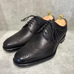 極美品✨ リーガル ウィングチップ 2585 レザー シボ革 黒 26㎝ 2E