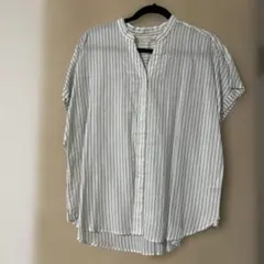 earth music&ecology ストライプ 半袖シャツ