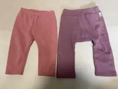 裏起毛パンツ 2枚セット　ユニクロ＆バースデイ