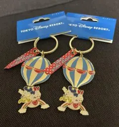 東京ディズニーリゾート キーホルダー ミッキー ミニー 熱気球