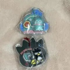 【新品】サンリオキャラクターズ　パッケージチャーム　ハンギョドン　バットバツ丸