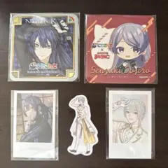 にじさんじ　長尾景　弦月藤士郎　チェキ風　コースター　ステッカー