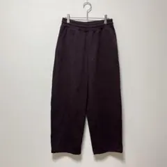 UNIQLO C スウェットワイドパンツ　S ワイン　ユニセックス　ユニクロ