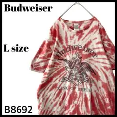 JUNK FOOD Budweiser バドワイザー タイダイ染め Tシャツ Lのサムネイル