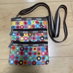LeSportsac カラフルドットショルダーバッグ　レスポートサック