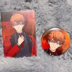 北見遊征 1th Anniversary カード 缶バッジ