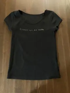 Comme ça du mode 半袖 Tシャツ ブラックのサムネイル