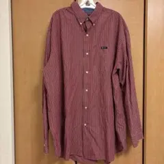 CHAPS ストライプ柄 長袖シャツ 2XL