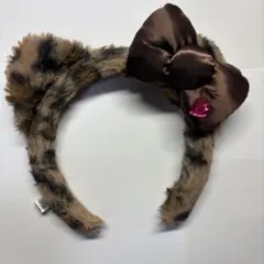 ハローキティ USJ カチューシャ レオパード ヒョウ柄