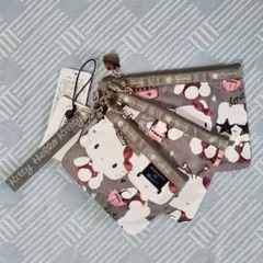 新品 レスポートサック ハローキティ 3連ポーチ Hello Kitty