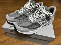 美品　New Balance 990v6 グレー スニーカー　27.5