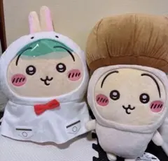 ちいかわ うさぎ きのこ 着ぐるみ BIG ぬいぐるみセットのサムネイル