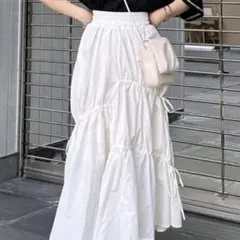 GRL 前後2Wayアシンメトリードロストリボンスカート 完売品