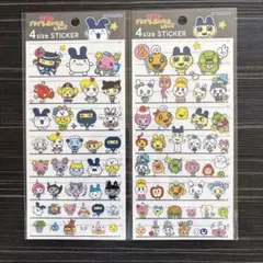 たまごっち　4size STICKER プチプチおみせっちシリーズ　2枚セット