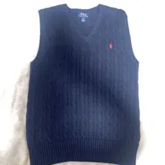 Polo Ralph Lauren ケーブルニット ベスト ネイビーのサムネイル