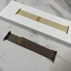 純正品 Apple ミラネーゼループ マグネット式 バンド ゴールド 41mm
