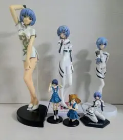 エヴァンゲリオン レイ アスカ フィギュア 6体セット