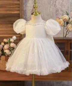レースワンピース 6-9ヶ月 結婚式　誕生日　発表会 ベビードレス