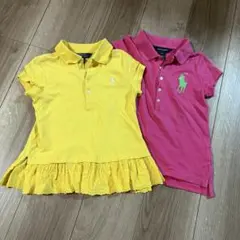 2枚セット ラルフローレン 女の子 ポロシャツ 7 120