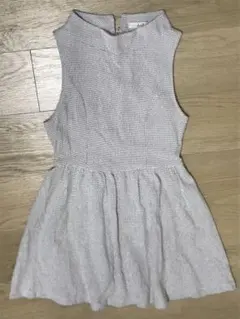 【dazzlin】ノースリーブチェック柄ミニワンピース