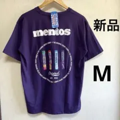 【新品タグ付】mentos メントス　半袖Tシャツ　サガラ刺繍　ユニセックス　M