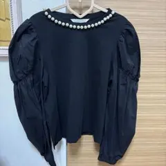 TORRAZZO DONNA パール付長袖ブラウス 新品未使用