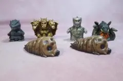 エンスカイ　ゴジラ　ソフビパペットマスコット　6体